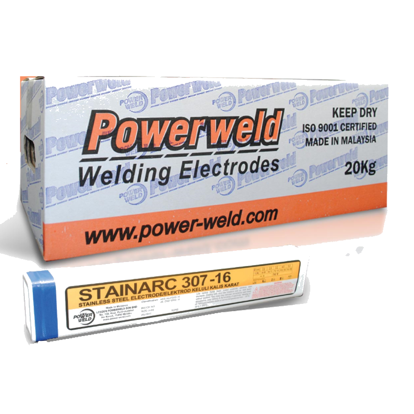 POWERWELD STAINLESS STEEL WELDING ELECTRODE E30716